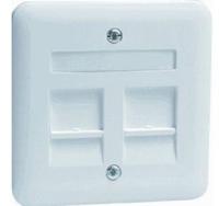 Peha Afdekplaat Catv ISDN dubbel LW recht - 4602274 - thumbnail