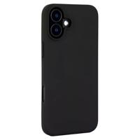JT Berlin SilikonCase Steglitz Backcover Apple iPhone 16 Zwart Inductieve lading, MagSafe compatible - thumbnail