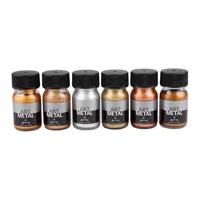 Creativ Company Hobbyverf metallic kleuren, 6x30ml - thumbnail