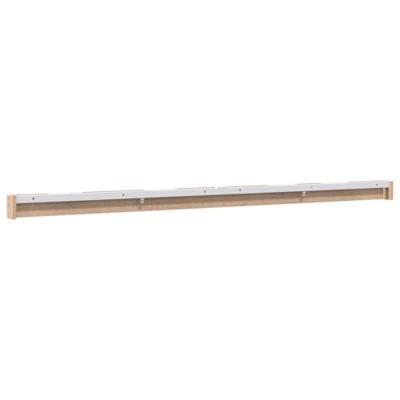 VidaXL Beslagset schuifdeur 200 cm aluminiumlegering zilverkleurig - thumbnail