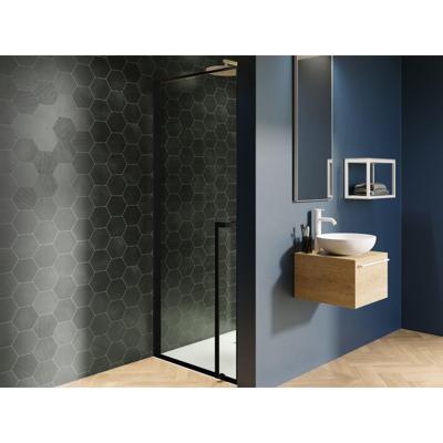 Nisdeur Riho Lucid GD101 Omkeerbaar Verstelbaar Aluminium 200x100 cm Mat Zwart