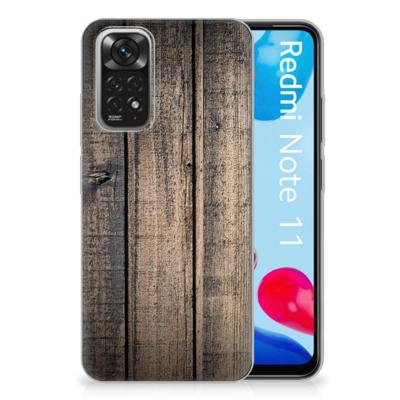 Xiaomi Redmi 10 | Redmi Note 11 4G | Bumper Hoesje | Steigerhout