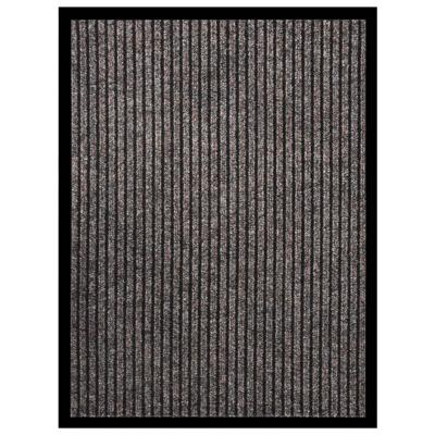 VidaXL Deurmat 60x80 cm gestreept beige VidaXL Deurmat 60x80 cm gestreept beige