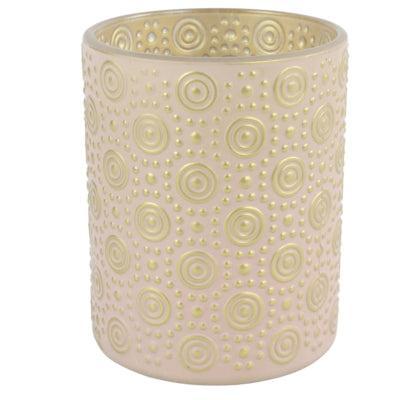 Countryfield theelichthouder hailey l roze 12.5 cm | 12 stuks