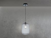 ECO-Light Ashford I-ASHFORD-S20 GR Hanglamp E27 Grijs - thumbnail