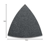 Fein 63717090018 Deltaschuurpapier Met klittenband, Ongeperforeerd Korrelgrootte (num) 240 Hoekmaat 80 mm 50 stuk(s) - thumbnail