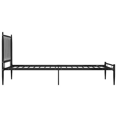 Bedframe metaal zwart 90x200 cm