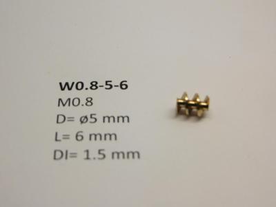 micromotor W0.8-5-6 wormwiel