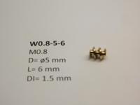 micromotor W0.8-5-6 wormwiel - thumbnail