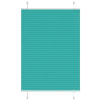 VidaXL Plissé rolgordijn 90x150 cm stofbreedte 89,4 cm petrol groen - thumbnail