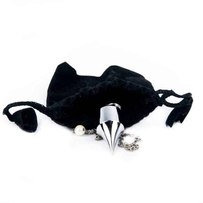 Pendel Messing Tolvorm Zilverkleurig