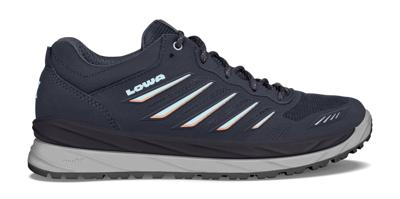 Lowa Axos Gtx Lo Ws Dames Lage Wandelschoen Navy-Iceblue 4,5
