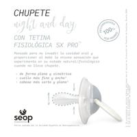 Suavinex, Set van 2 fopspenen voor pasgeborenen en baby's, 0/6 maanden, fosforescerende fopspenen, ideaal voor nacht, met symmetrische speen SX Pro van siliconen, omkeerbaar, zacht en zacht, nacht en - thumbnail