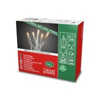 Micro LED lichtsnoer transparant met 50 extra warm witte lampen - thumbnail