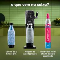 SODASTREAM Soda- en bruiswatermaker - ART Marble - 1 x 1L vaatwasbestendige fles - 1 x 60L gasvulling - thumbnail