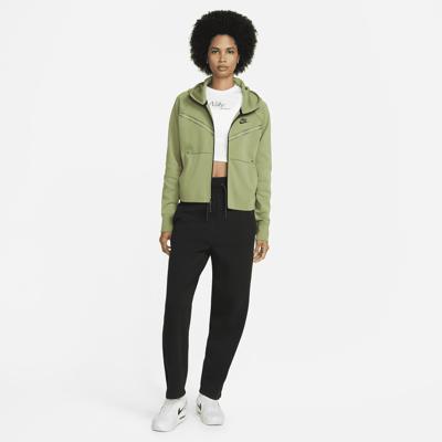 Nike Tech Fleece Dames Trainingspak Groen - Maat S - Kleur: Groen | Soccerfanshop