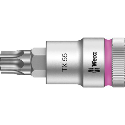 Wera 8767 C HF 05003837001 Binnen-zesrond (TX) Dopsleutel-bitinzet T 55 1/2 (12.5 mm) Wera 8767 C HF 05003837001 Binnen-zesrond (TX) Dopsleutel-bitinzet T 55 1/2 (12.5 mm)