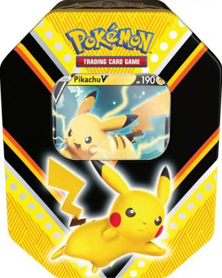 Pokémon boosterset V Power Tin Pikachu geel Pokémon boosterset V Power Tin Pikachu geel