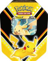 Pokémon boosterset V Power Tin Pikachu geel - thumbnail