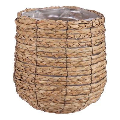 Plantenmand mica avalon zeegras 26x26cm lichtbruin | 4 stuks