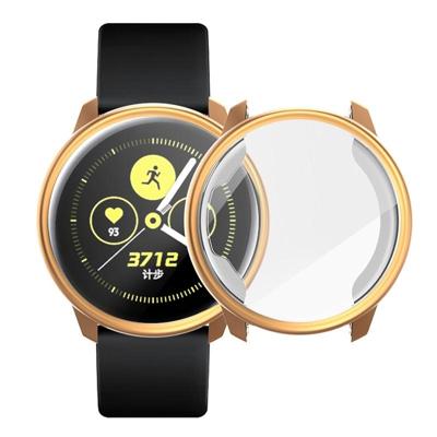 Voor Samsung Active Watch volledige dekking TPU beschermhoes (Rose goud)