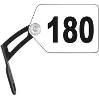 Trivio - kaderplaathouder aluminium zwart - thumbnail