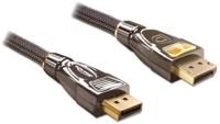 Delock 82773 DisplayPort-kabel DisplayPort Aansluitkabel DisplayPort-stekker, DisplayPort-stekker 5.00 m Antraciet - thumbnail
