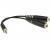 Klotz AYB-3 Y-adapter 1x jack 3.5 mm -2x jack female 6.35 mm 0.2 m - thumbnail
