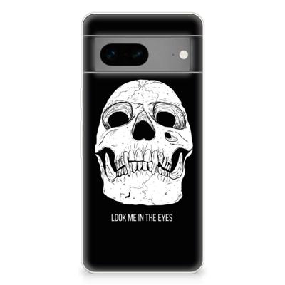 Silicone Back Case Google Pixel 7 Skull Eyes Silicone Back Case Google Pixel 7 Skull Eyes