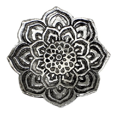 Wierookbrander - Mandala - Zilverkleurig Wierookbrander - Mandala - Zilverkleurig