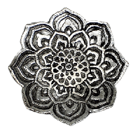 Wierookbrander - Mandala - Zilverkleurig - thumbnail