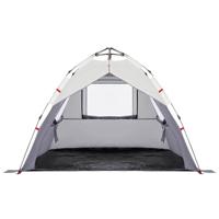 Strandtent 3-persoons waterdicht snelontgrendeling grijs - thumbnail