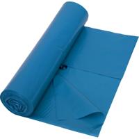 Vuilniszak 38 micron, ft 70 x 110 cm, 120 liter, blauw, rol van 25 stuks - thumbnail