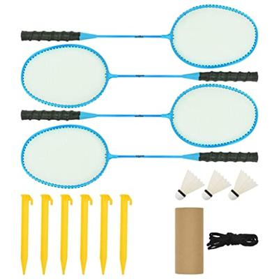 VidaXL Badmintonnet 600x155 cm pe-stof geel en zwart