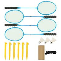 VidaXL Badmintonnet 600x155 cm pe-stof geel en zwart - thumbnail