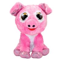 Lumo Stars knuffel Lumo Pig Piggy 15 cm roze - thumbnail