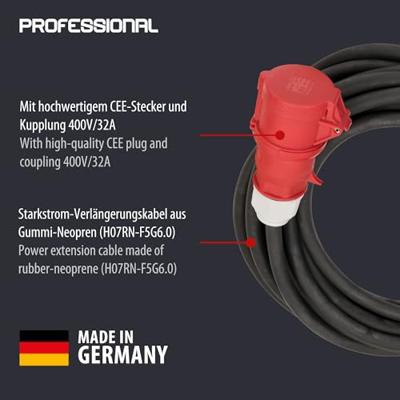 Brennenstuhl CEE verlengsnoer IP44 | 25 meter | zwart - 1167320250 Brennenstuhl CEE verlengsnoer IP44 | 25 meter | zwart - 1167320250