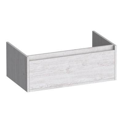 Brauer Hope - Onderkast - 80 cm - met 1 Softclose Lade Greeploos en 1 Sifon Uitsparing - Forest Seashell
