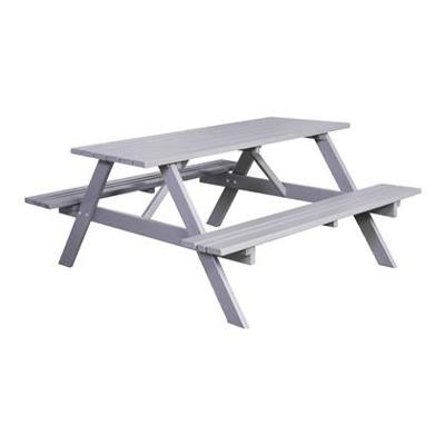 Remia houten picknicktafel grijs