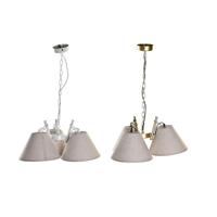 Plafondlamp DKD Home Decor 50 x 46 x 30 cm Gouden Metaal Wit 50 W (2 Stuks) - thumbnail