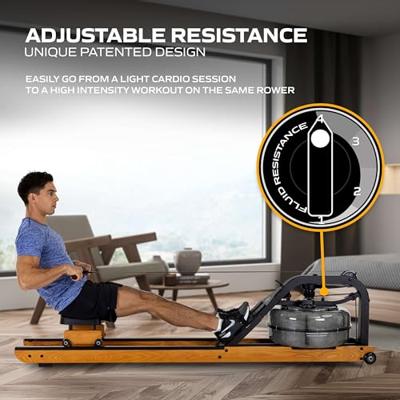 Fluid Rower Apollo Plus l Ash l Roeitrainer