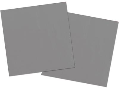 Zilverkleurige Servetten Metallic - 20 stuks