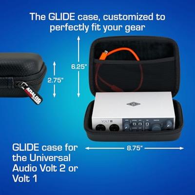 Analog Cases GLIDE case for Focusrite Scarlett 4i4, UA Arrow - thumbnail