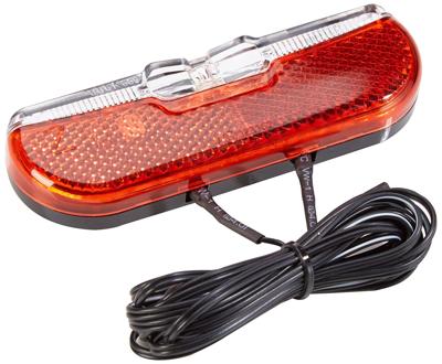 Trelock ls 615 duo flat signal achterlicht zwart 50mm