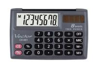 Vector Zakrekenmachine KAV CH-861, 8 cijfers, 87 x 58 mm, zwart - thumbnail