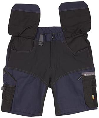 Blåkläder Short met stretch en spijkerzakken 15981343 | Donker marineblauw/Zwart | Maat 50 - 7330509721995