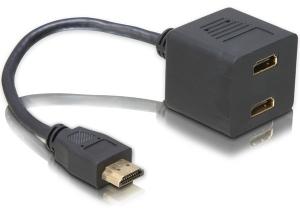 DeLOCK hdmi > 2x hdmi hdmi splitter (0,2 meter)