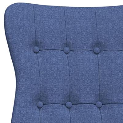 Relaxstoel stof blauw