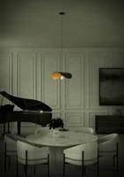 Stars of Light Zwarte hanglampSaceda met goud Ø 53cm - 390393 - thumbnail