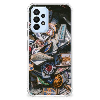 Samsung Galaxy A23 Anti-shock Hoesje met foto Badges Samsung Galaxy A23 Anti-shock Hoesje met foto Badges